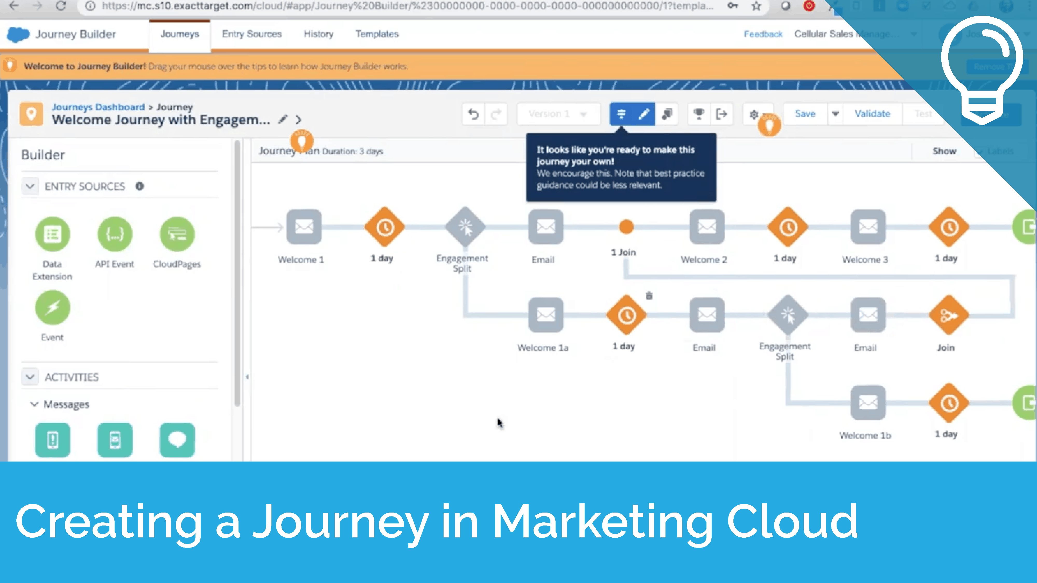 Creating a Journey in Marketing Cloud